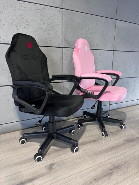 Fotel obrotowy do biurka MARIO BLACK ALCANTARA