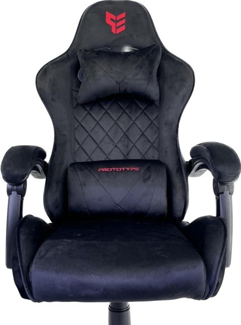 Fotel obrotowy gamingowy HERO POKER ST BLACK ALCANTARA