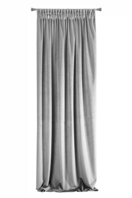 Zasłona zaciemniająca 140x270 Villa stalowa gotowa na taśmie Eurofirany