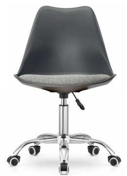 Krzesło obrotowe MONZA OFFICE DARK GREY + GREY FABRIC II