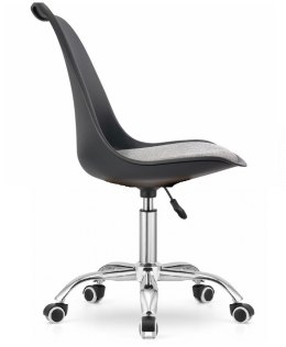 Krzesło obrotowe MONZA OFFICE DARK GREY + GREY FABRIC II