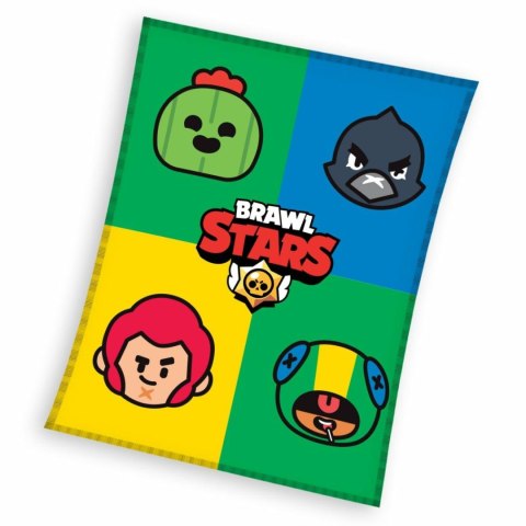 Koc polarowy 110x140 Brawl Stars kolorowy C23