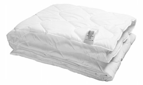 Kołdra antyalergiczna 200x220 Happy letnia super lekka 660 g biała poliestrowa mikrofaza zwijana w rulon Inter Widex