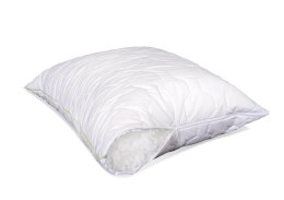 Poduszka antyalergiczna 50x70 Bamboo pikowana 550 g biała AMZ z zamkiem