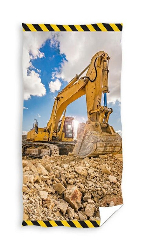 Ręcznik plażowy 70x140 koparka bawełniany Summer