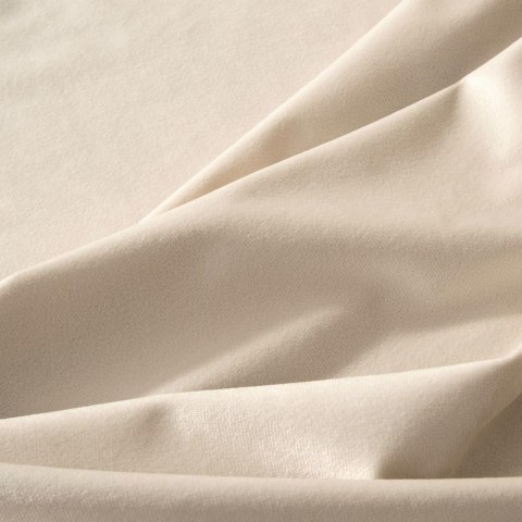 Zasłona gotowa na przelotkach 140x250 beżowa welurowa Rosa