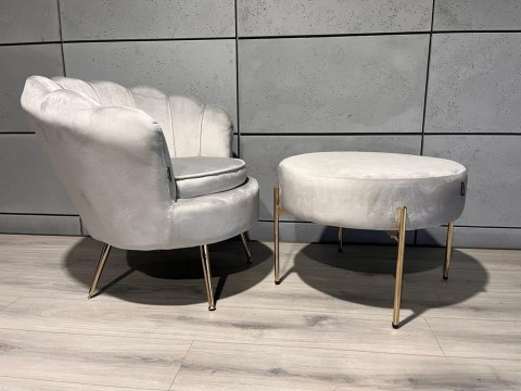 Krzesło tapicerowane DONNA VELVET VIOLET