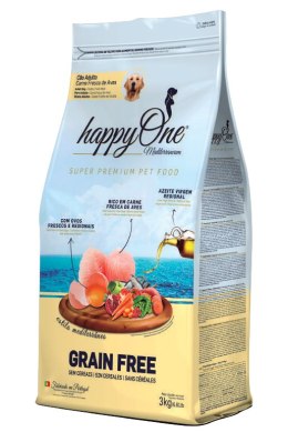 HappyOne Grain-Free Mediterraneum Adult dla psów dorosłych Super Premium 12Kg