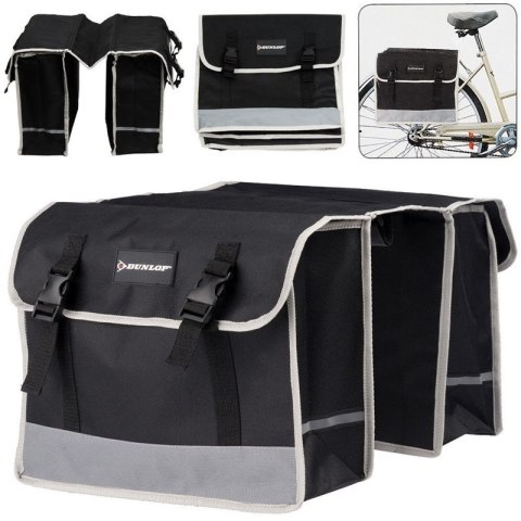 Dunlop - Torba / sakwa rowerowa podwójna na bagażnik