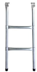 Drabinka do trampoliny ogrodowej schodki uniwersalna metalowa 86,5 x 37 cm