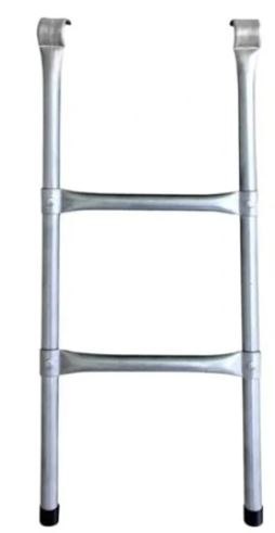 Drabinka do trampoliny ogrodowej schodki uniwersalna metalowa 86,5 x 37 cm