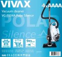 Odkurzacz Vivax Polar Silence 700W + FILTR HEPA