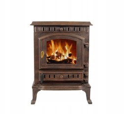 PIEC ŻELIWNY PIECYK KOZA KOMINEK ATENA 9KW - DOSTAWA + SZYBA GRATIS