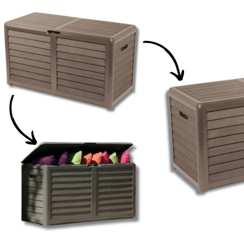 Skrzynia ogrodowa 420L TAUPE