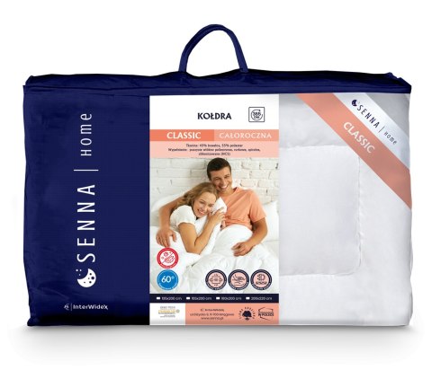 Kołdra antyalergiczna 200x220 Classic biała całoroczna Inter Widex