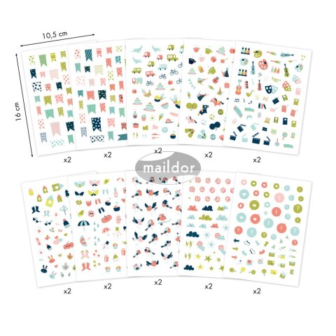 Książeczka z naklejkamiA6 Bullet Journal