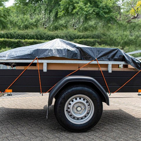 Black&Decker - Lina transportowa z elementami odblaskowymi + nawijak 8mm / 15m