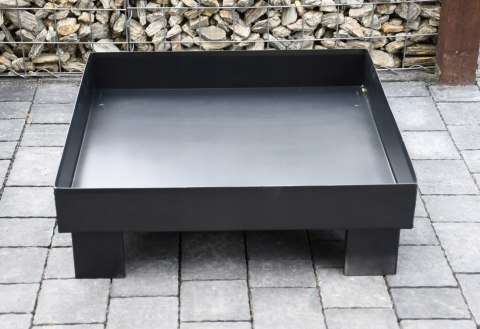 PALENISKO STALOWE OGRODOWE DUŻE NA GRILL OGNISKO 70X70 CM