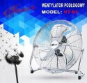 Wentylator podłogowy Amare srebrny/ szary VT-01