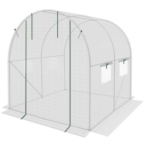 SZKLARNIA TUNEL OGRODOWY 200x200x200CM BIAŁY