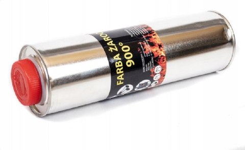 Farba żaroodporna 1L - czarna