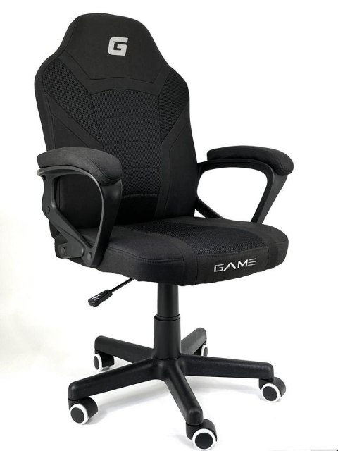 Fotel obrotowy do biurka OUTLET MARIO BLACK FULL Fabric