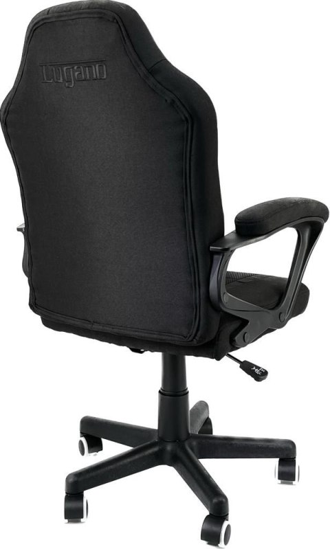 Fotel obrotowy do biurka OUTLET MARIO BLACK FULL Fabric