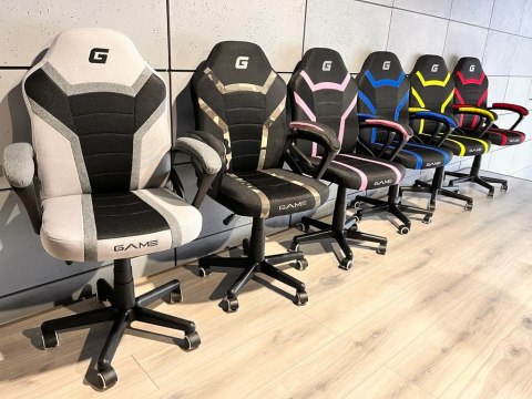 Fotel obrotowy do biurka OUTLET MARIO BLACK FULL Fabric