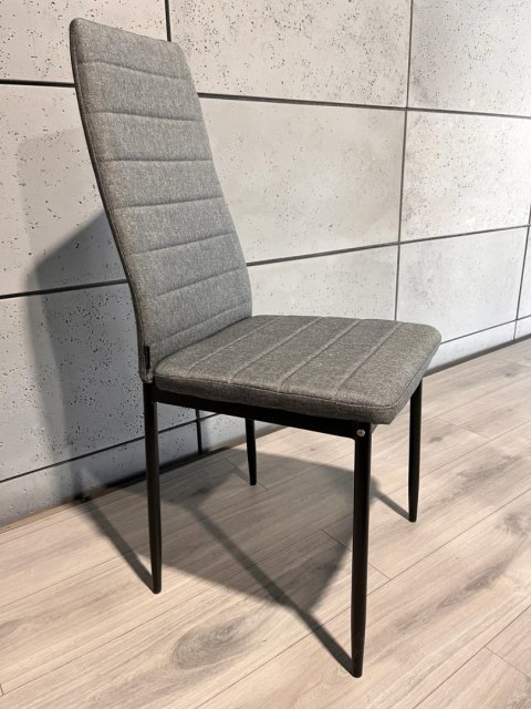 Krzesło tapicerowane VALVA FABRIC GREY