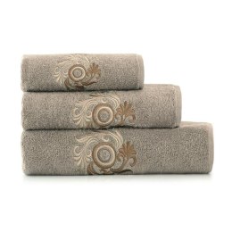 Komplet ręczników w pudełku 3 szt Flores Sezam-5795 ręczniki 30x50 50x100 70x140 Zwoltex