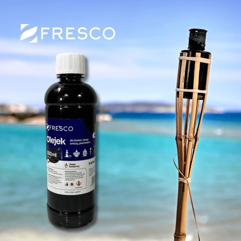 Paliwo olej do lamp, pochodni i świec 0,5L PRZEZROCZYSTY