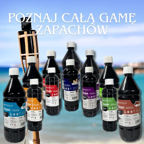 Paliwo olej do lamp, pochodni i świec 0,5L PRZEZROCZYSTY