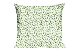 Poszewka bawełniana 40x40 1582N beżowa niebieskie kwiatuszki Classic E24