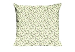 Poszewka bawełniana 40x40 1583N beżowa różowe kwiatuszki Classic E24