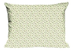 Poszewka bawełniana 50x60 1583N beżowa różowe kwiatuszki Classic E24