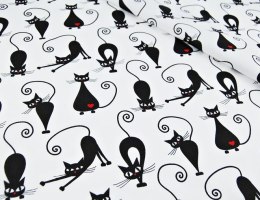 Pościel bawełniana 100x150 998E Koty Kotki Kotek