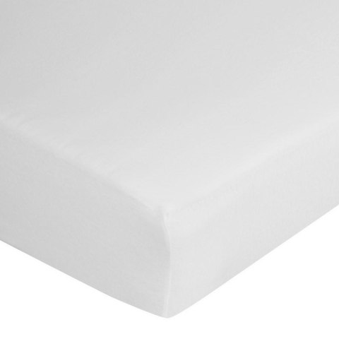 Prześcieradło jersey z gumką 140x200 białe na wysoki materac 30 cm 125 g/m2