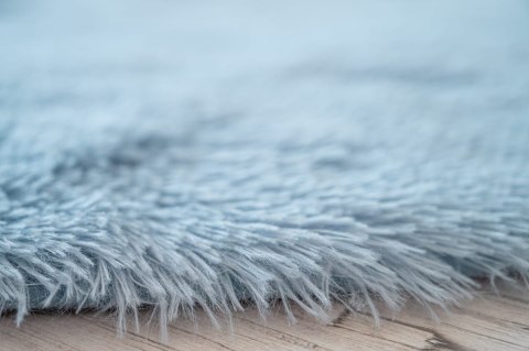 Dywanik mata 60 cm Soft Star gwiazda eko futro różowy antypoślizgowy Domarex