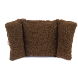 Poduszka wełniana merynos 65x40 Carla brązowa wyroby rehabilitacyjne pościelowe wyroby rozgrzewające