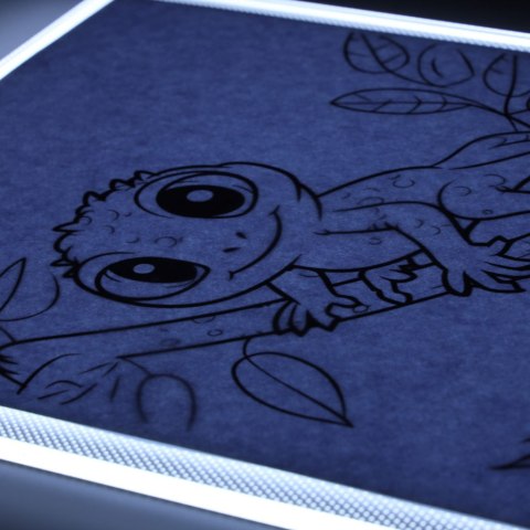 Deska kreślarska tablica tablet graficzny kalka do rysowania podświetlana LED A4