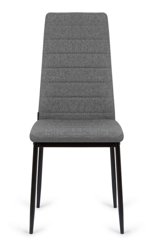 Krzesło tapicerowane zestaw 4 VALVA LINE FABRIC GREY