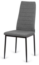 Krzesło tapicerowane zestaw 4 VALVA LINE FABRIC GREY