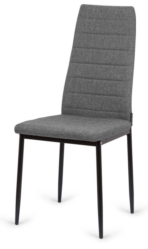 Krzesło tapicerowane zestaw 4 VALVA LINE FABRIC GREY