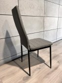 Krzesło tapicerowane zestaw 4 VALVA LINE FABRIC GREY