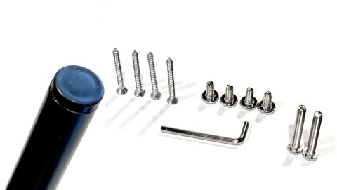 Krzesło tapicerowane zestaw 4 VALVA LINE VELVET GREY