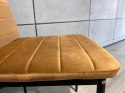 Krzesło tapicerowane zestaw 4 VALVA LINE VELVET TRUFLE