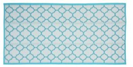 Mata kempingowa 90x180cm niebieska