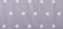 Pościel bawełniana 160x200 wzór 939E Gwiazdki białe na szarym tle Nowość