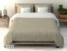 Poszewka bawełniana 40x60 933E beżowa groszki białe obustronna