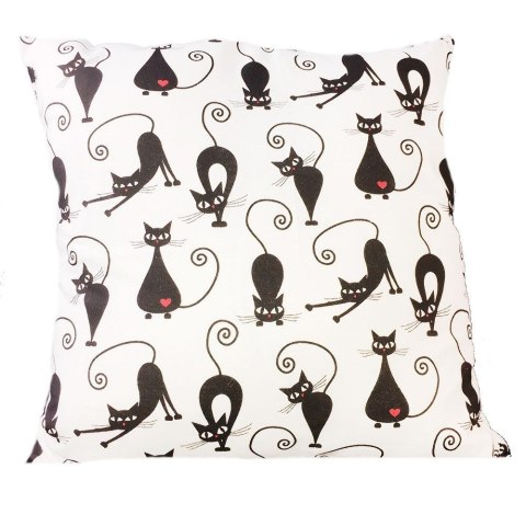 Poszewka z kory 40x40 998E Koty Kotki Kotek obustronna na zamek